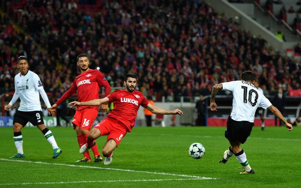Philippe Coutinho thể hiện như thế nào vs Spartak Moskva?
