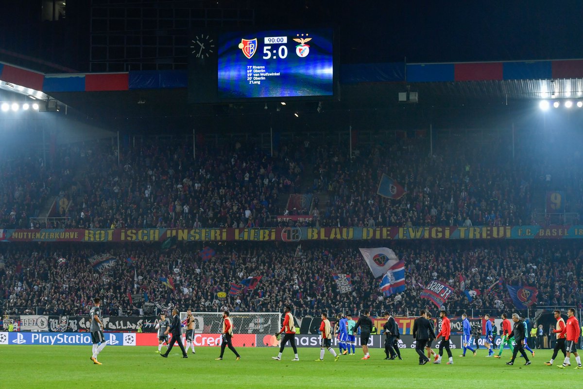 Ảnh bài viết Basel 5-0 Benfica: Đi vào lịch sử