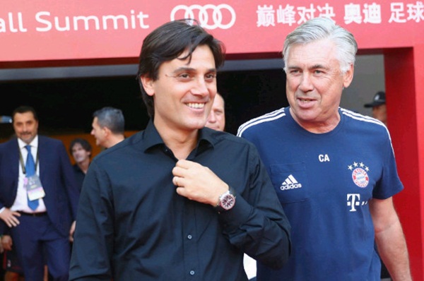 Ảnh bài viết Montella "tuyên chiến" Ancelotti: Hãy về làm trợ lý cho tôi