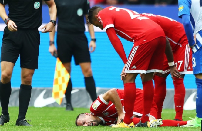 Ảnh bài viết Sếp Bayern bi quan với chấn thương của Ribery