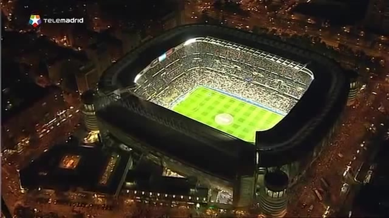 Khung cảnh hoành tráng tại sân Santiago Bernabeu