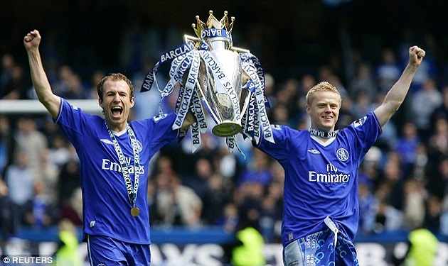 Ajren Robben và Damien Duff: Đôi cánh thiên thần của Chelsea năm 2005