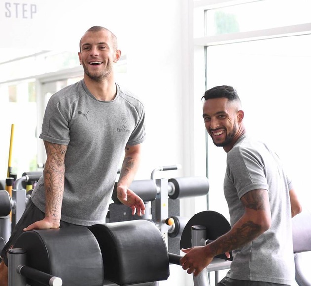 Ảnh bài viết Bị tuyển Anh cho ra rìa, bộ đôi Arsenal miệt mài tập luyện