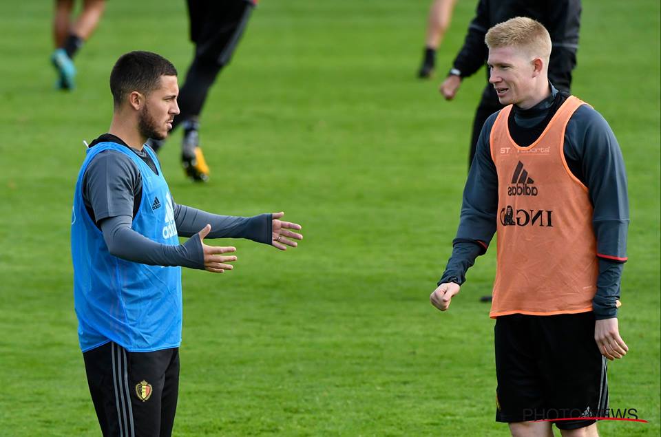 Ảnh bài viết Hazard 'trách móc' De Bruyne trên tuyển