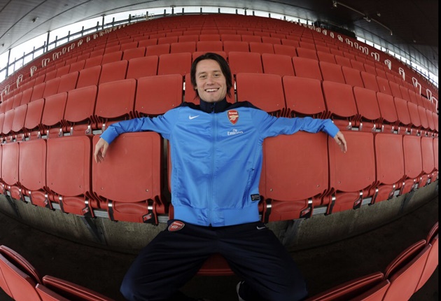 Nhìn lại sự nghiệp nhiều tiếc nuối của Tomas Rosicky tại Arsenal