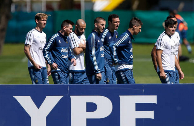 Ảnh bài viết Buổi tập 'nặng nề' của Messi và các đồng đội tại tuyển Argentina