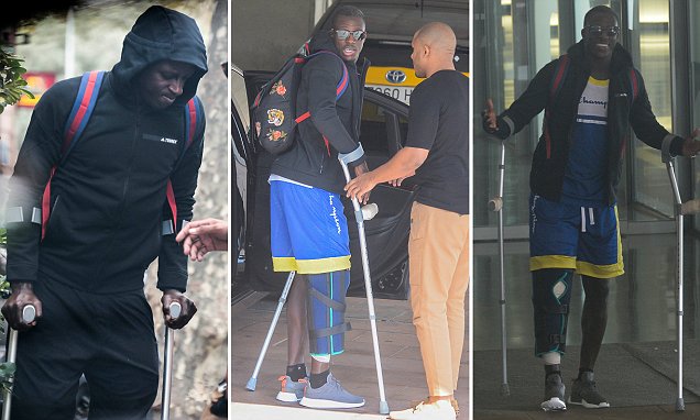 Ảnh bài viết Sau phẫu thuật, sao Man City tươi roi rói