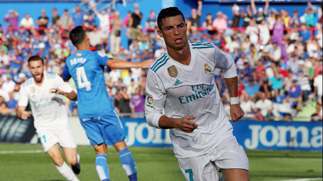 Ảnh bài viết Ghi bàn phút 85, Ronaldo giúp Real chiến thắng trên sân Getafe