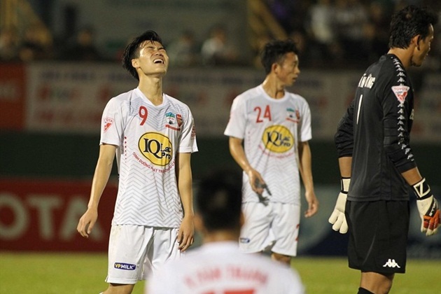 HAGL thua vì không thể trên cơ đối thủ