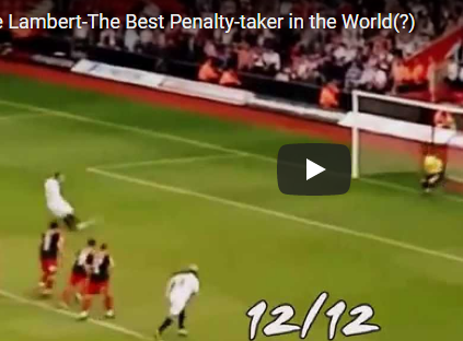 Rickie Lambert - cầu thủ sút penalty tốt nhất trong lịch sử
