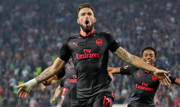 Olivier Giroud tiết lộ bí mật đằng sau siêu phẩm vào lưới Crvena Zvezda