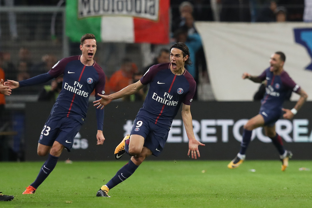 Neymar nhận thẻ đỏ, Cavani ghi bàn phút 90+2, PSG hòa kịch tính Marseille