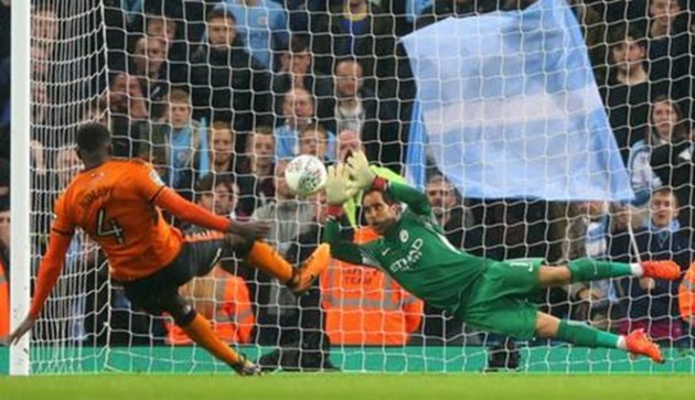 Highlights: Man City * 0-0 Wolves (Vòng 4 Cúp liên đoàn)