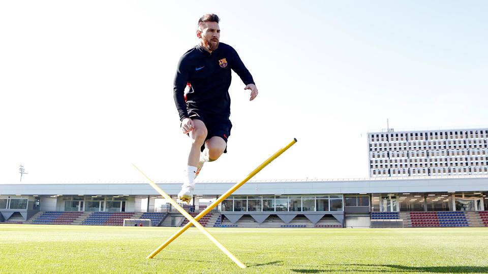 Ảnh bài viết Messi 'vượt rào' lấy lại thể lực sau mấy ngày phép