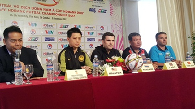 HLV ĐT Thái Lan đánh giá cao ĐT Lào ở giải vô địch Futsal ĐNÁ 2017