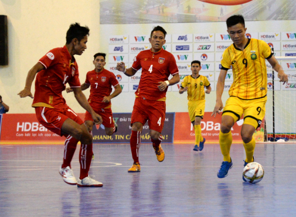 Myanmar thắng đậm Brunei trận ra quân giải vô địch Futsal ĐNÁ 2017