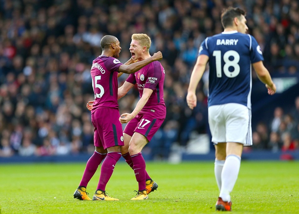 Ảnh bài viết Chấm điểm Man City: Fernandinho làm lu mờ De Bruyne