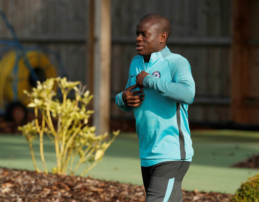 Ảnh bài viết Kante trở lại tập cùng Chelsea, sẽ ra sân trong trận đấu với Roma?