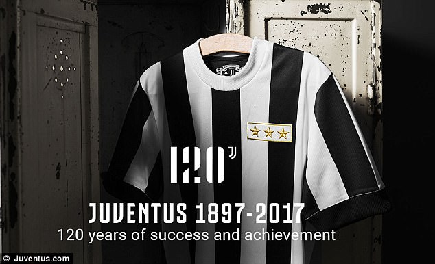 Ảnh bài viết Juventus tung mẫu áo độc, mừng 120 năm thành lập