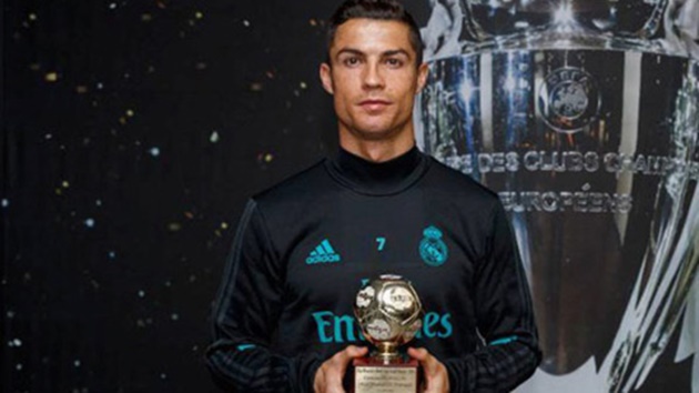 Ảnh bài viết Ronaldo nhận giải 'Cây săn bàn xuất sắc nhất năm'
