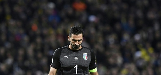 Ảnh bài viết Buffon cúi gằm mặt khi sắp lỗi hẹn với World Cup cuối cùng của sự nghiệp