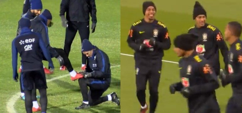 Cận cảnh tình huống Griezmann bị Mabppe xỏ háng