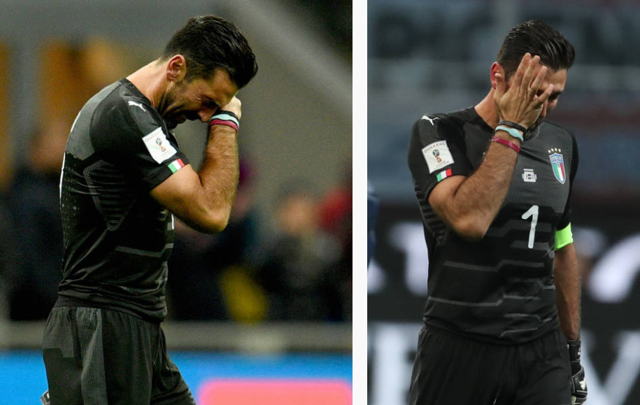 Ảnh bài viết Những giọt nước mắt đau đớn của Buffon trong ngày chia tay Azzurri