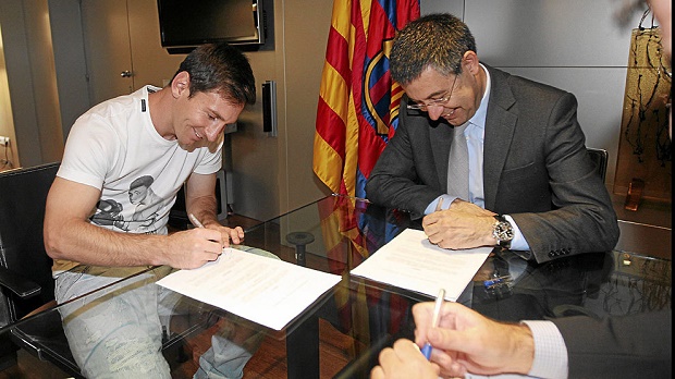 Ảnh bài viết "Messi đã chính thức gia hạn với Barca từ lâu"