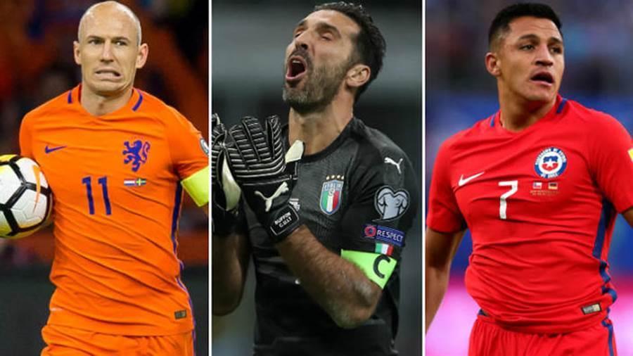 Những đội tuyển vắng mặt đáng tiếc nhất tại World Cup 2018