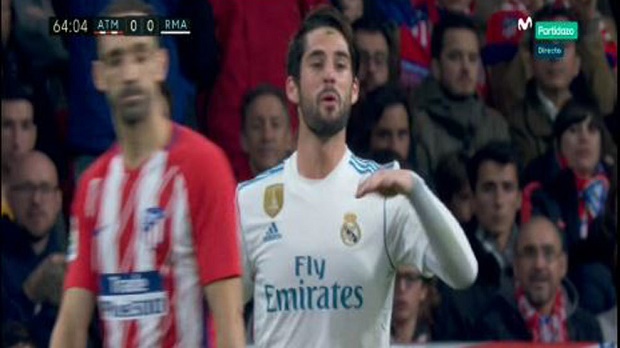 Ảnh bài viết Isco nổi khùng, chỉ trích trọng tài ngay trên sân