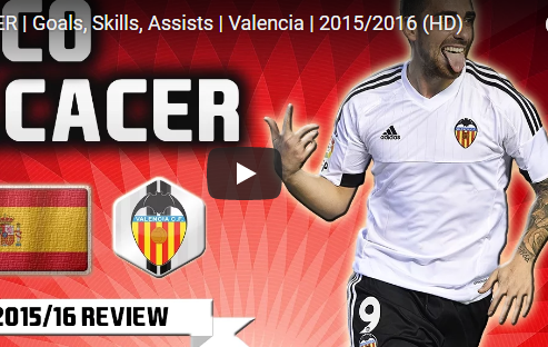 Paco Alcacer từng rất bá đạo trong màu áo Valencia