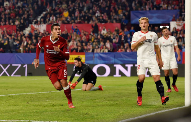 Dẫn trước 3 bàn, Liverpool vẫn không thể thắng trước Sevilla