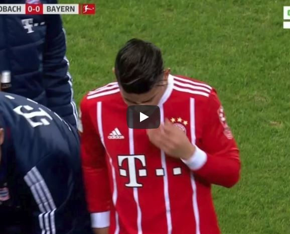 Màn trình diễn của James Rodriguez vs Borussia Moenchengladbach