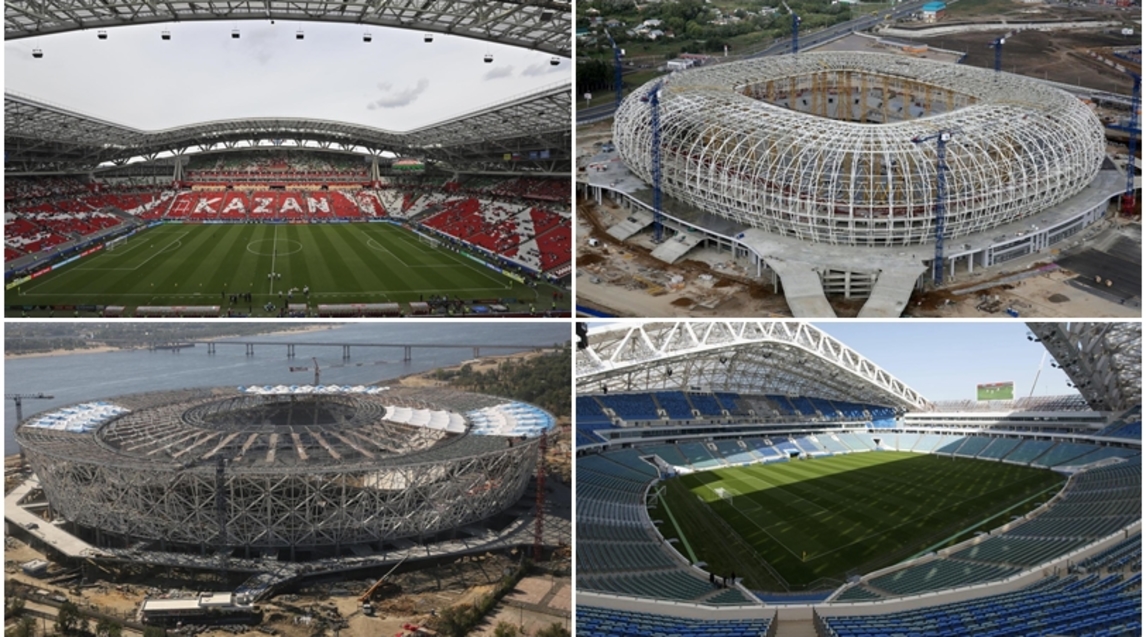 Chiêm ngưỡng những sân vận động hoành tráng đón World Cup 2018
