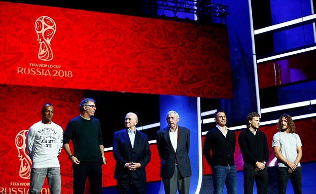 Huyền thoại tề tựu trước lễ bốc thăm World Cup 2018