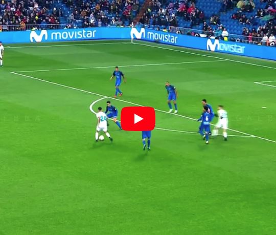 Pha xử lý cực ảo của Dani Ceballos vs CF Fuenlabrada