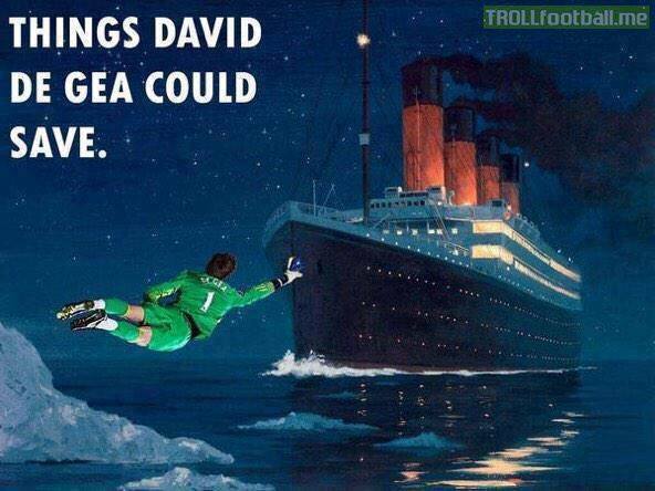 Có De Gea, thảm họa Titanic có thể đã chẳng xảy ra