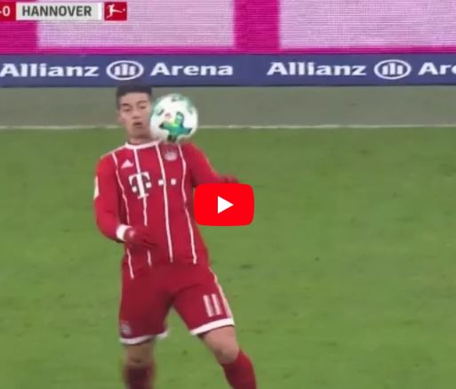 Màn trình diễn của James Rodriguez vs Hannover 96