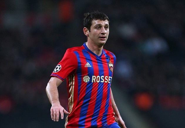 Alan Dzagoev - Ngòi nổ Man Utd cần khóa chặt