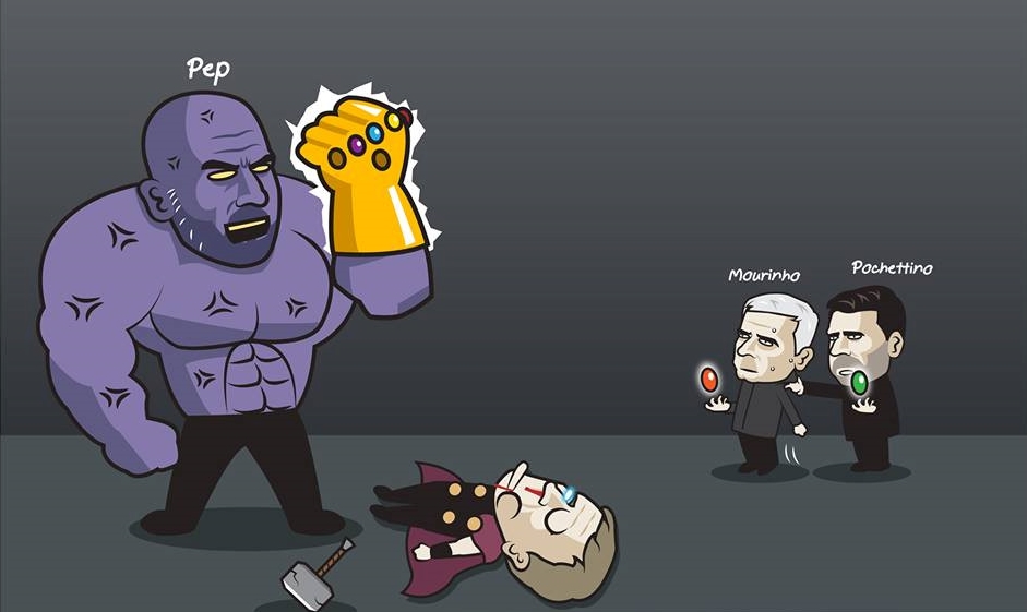 Biếm họa NH Anh theo trailer 'Avengers: Infinity War' đang gây sốt