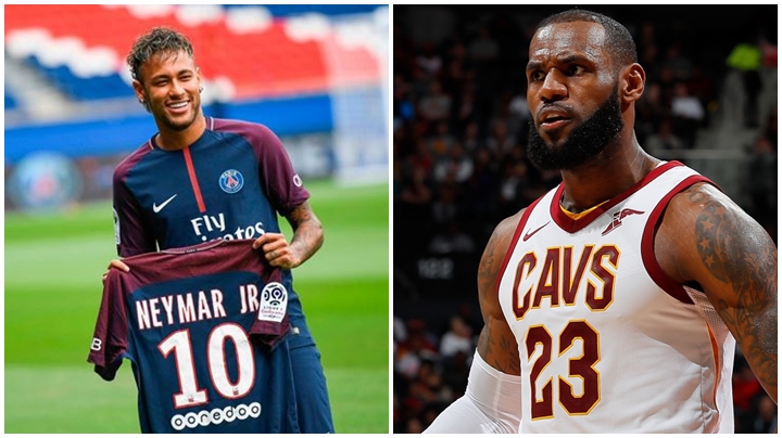 Neymar – LeBron James hay Hoàng đế của thế giới bóng đá