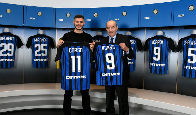 Mauro Icardi được huyền thoại Inter đích thân tặng quà