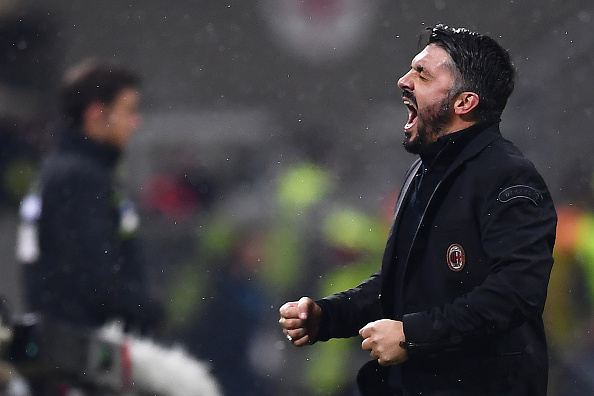 Ảnh bài viết Gattuso 'gào thét' điên dại với thắng lợi đầu tiên tại Serie A
