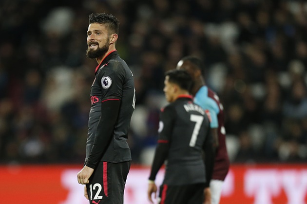 Ảnh bài viết Giroud ngao ngán hát "tôi đi tìm tôi" trước West Ham