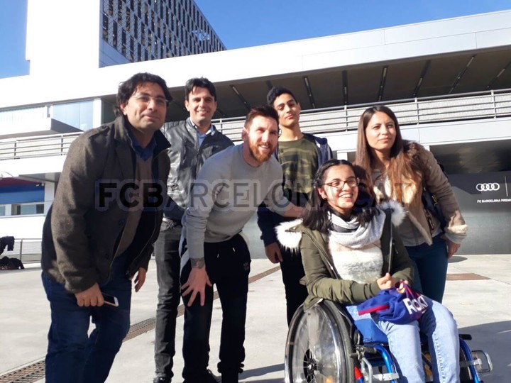 Messi và Barca chào đón nồng hậu vị khách đặc biệt