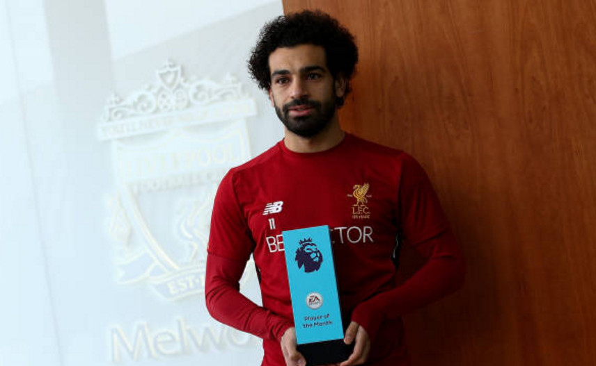 Ảnh bài viết Salah 'đơ người' khi nhận giải cầu thủ xuất sắc