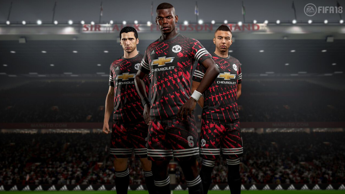 FIFA 18 tung liên tiếp áo mới của Man Utd, Juventus,...