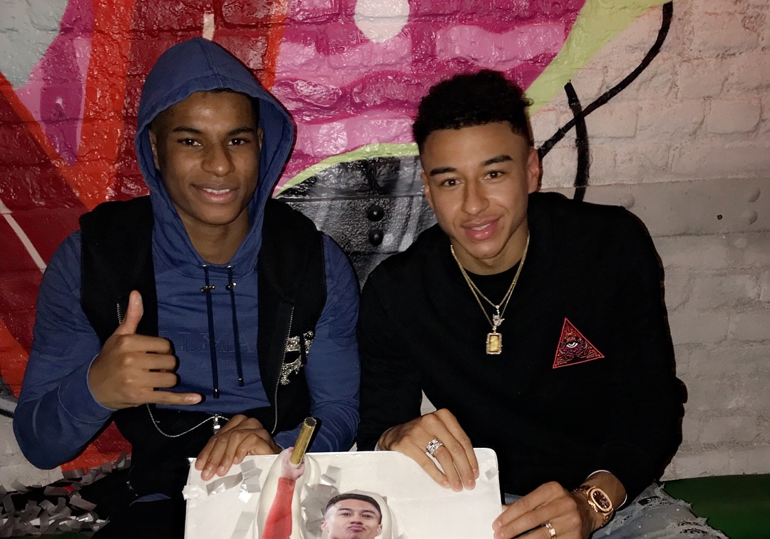 Lingard tổ chức tiệc sinh nhật ấm cúng cùng Marcus Rashford