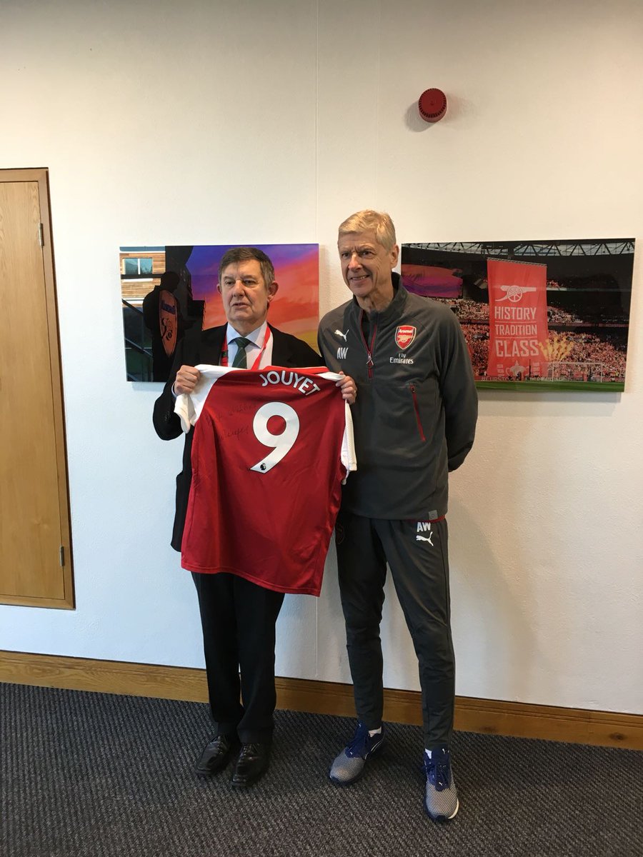 Ảnh bài viết Vị khách đặc biệt thăm 'biệt đội Pháp' tại Arsenal