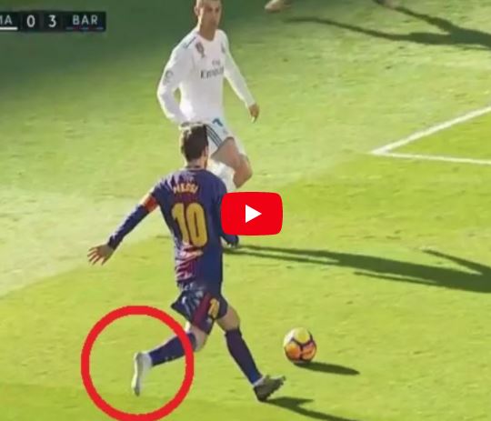 Không mang giày, Lionel Messi vẫn kiến tạo như đặt cho Aleix Vidal